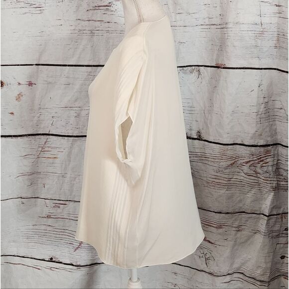 Vince Dolman Sleeve Silk Blouse Size Large - Picture 3 of 6